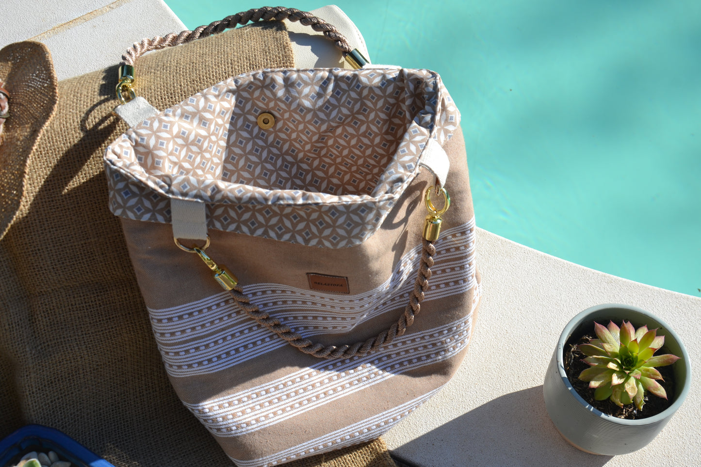 Sac cabas Beige