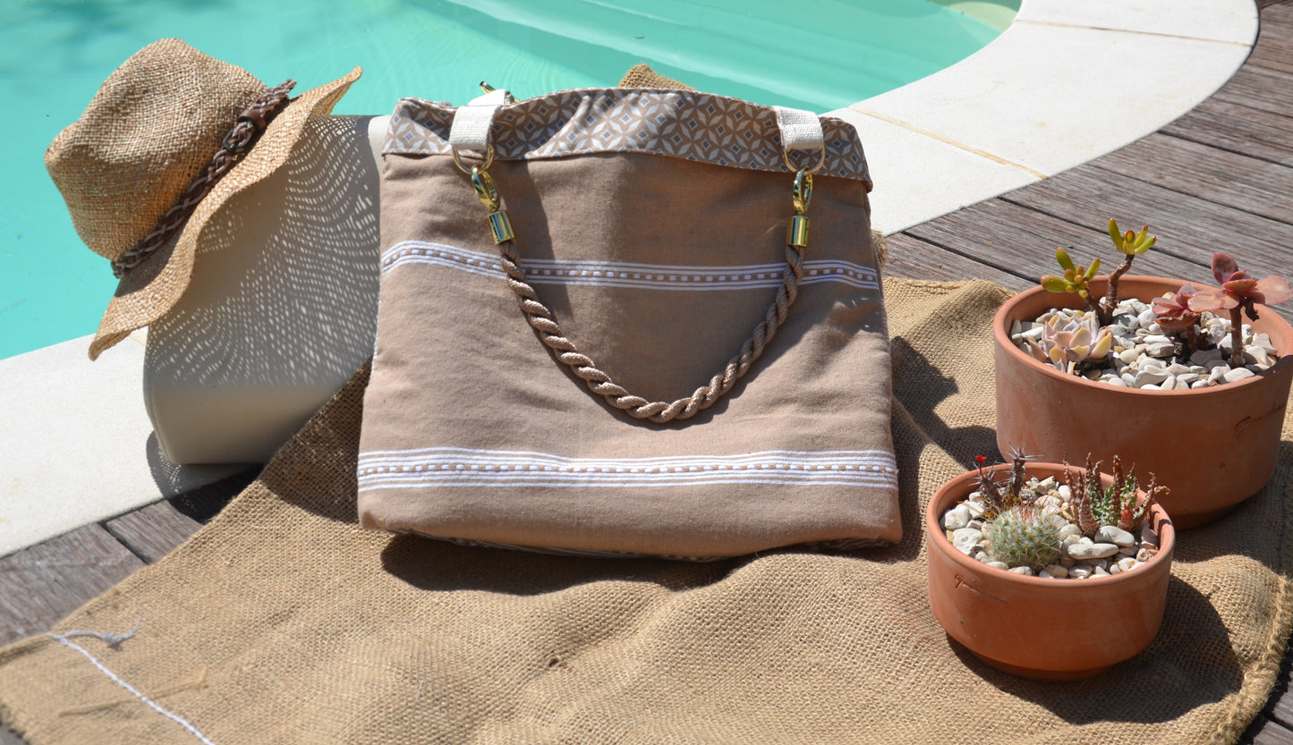Sac cabas Beige