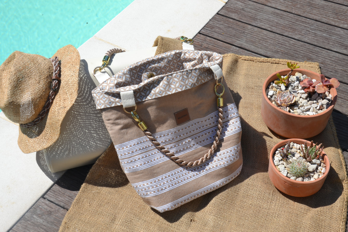 Sac cabas Beige