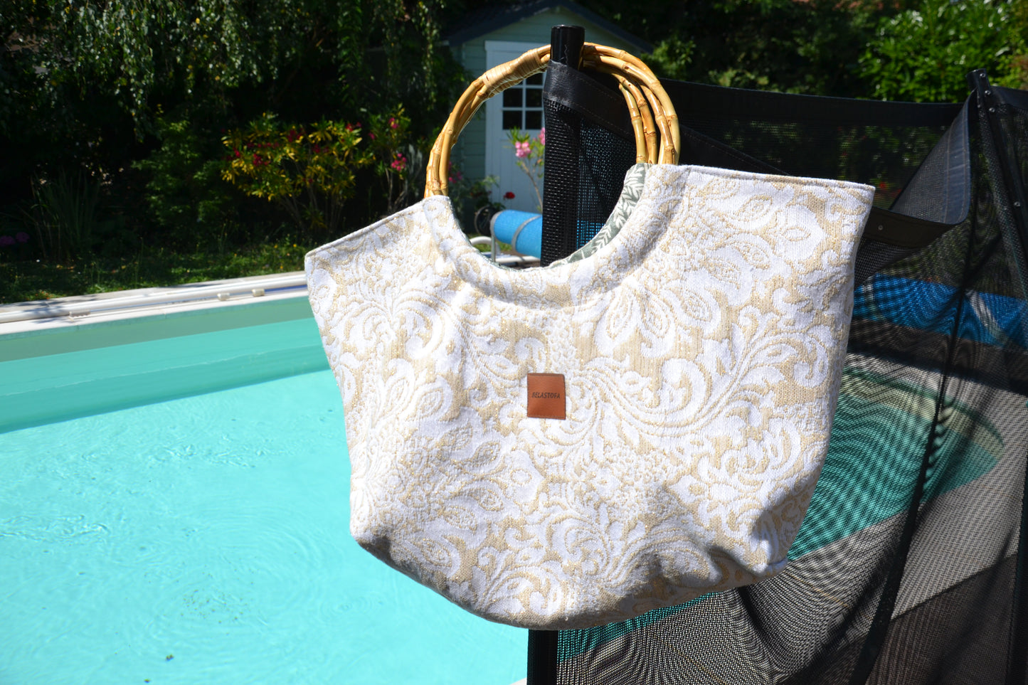 Sac cabas Fleur de lin