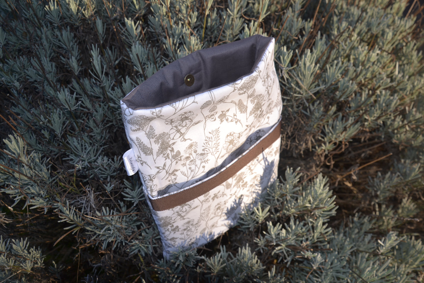 Pochette protège livre Taupe