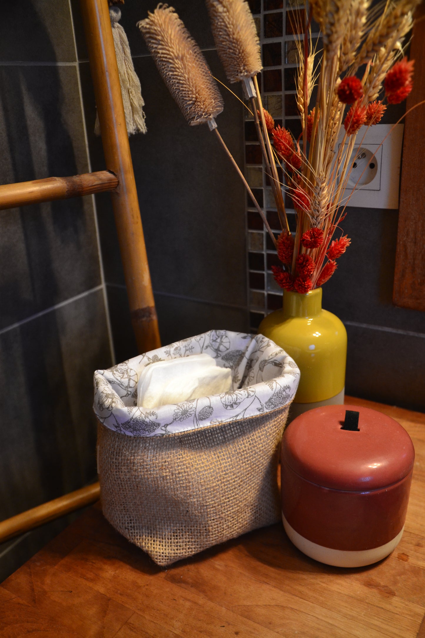 Panière Toile de jute