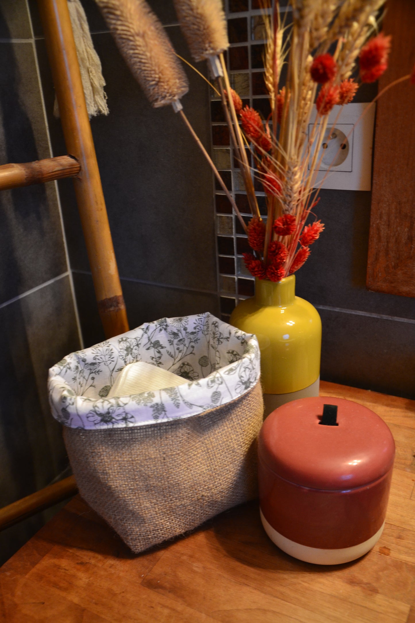 Panière Toile de jute