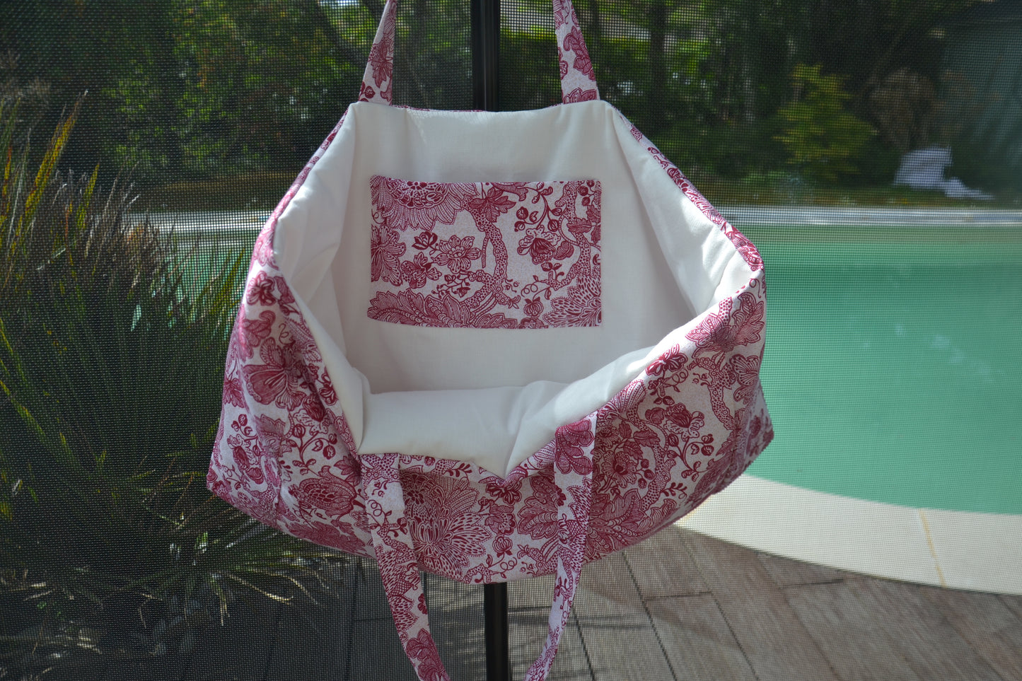 Sac cabas rose