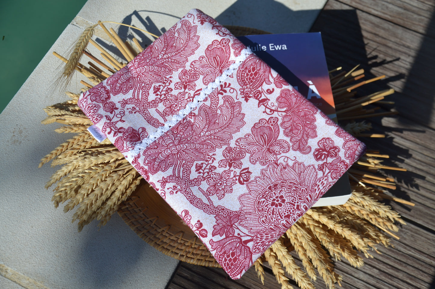 Pochette protège livre Rose