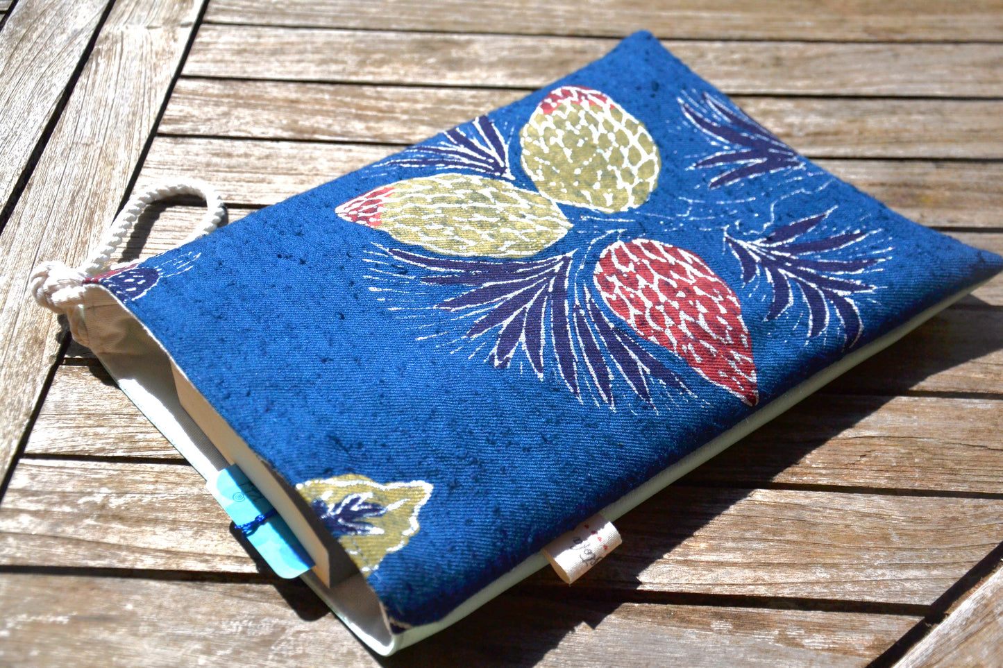 Pochette protège livre Papaye