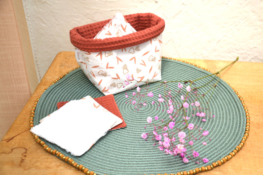 Panière Petits Coeurs