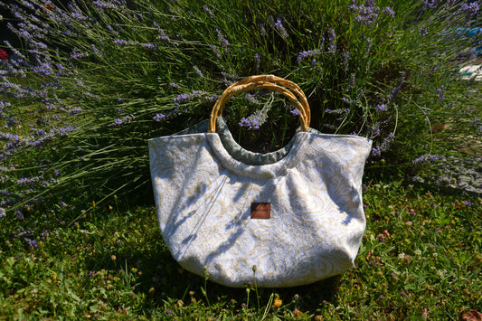 Sac cabas Fleur de lin