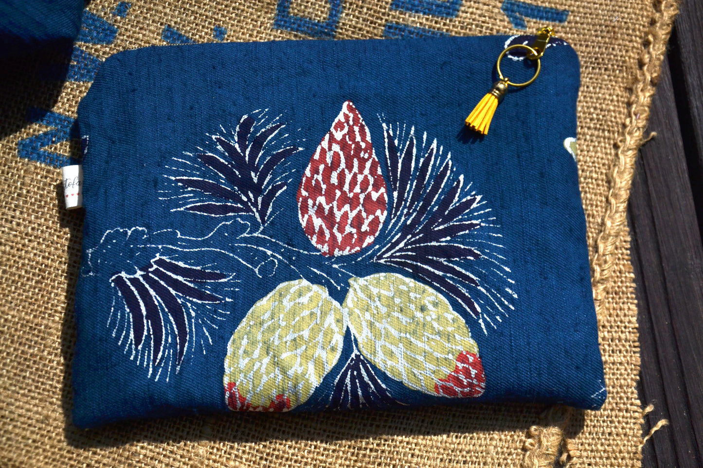 Sac cabas Papaye et sa pochette offerte